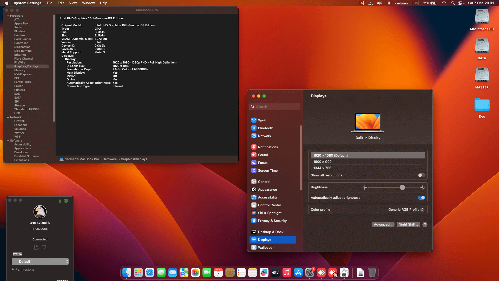 Asus VivoBook 15 A516FA VIPS323 [CometLake   Intel UHD 10Th Gen + I2C]   OpenCore 1